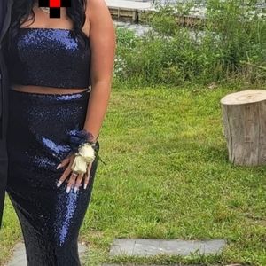 Beautiful Blush prom or evening dress. Size 12